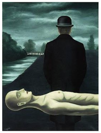 Les rêveries du promeneur solitaire, Magritte 1926.